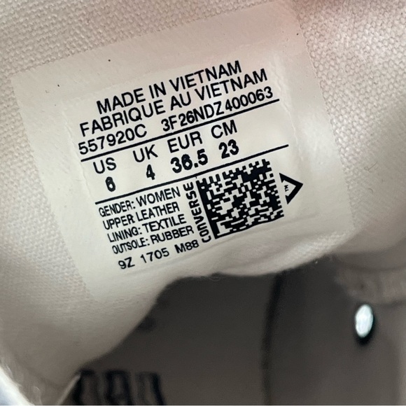 Converse Chuck Taylor All Star High SnakeSkin Women’s Yellow Shoes - Women’s 6 - Picture 9 of 9